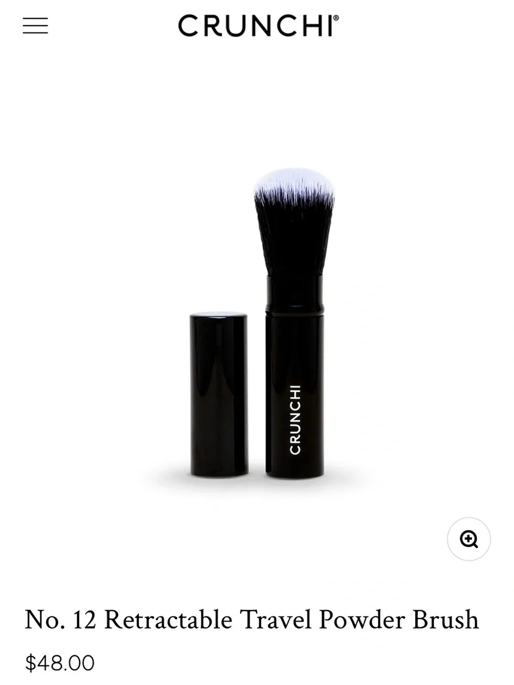 CRUNCHI #12  TRAVEL POWDER BRUSH